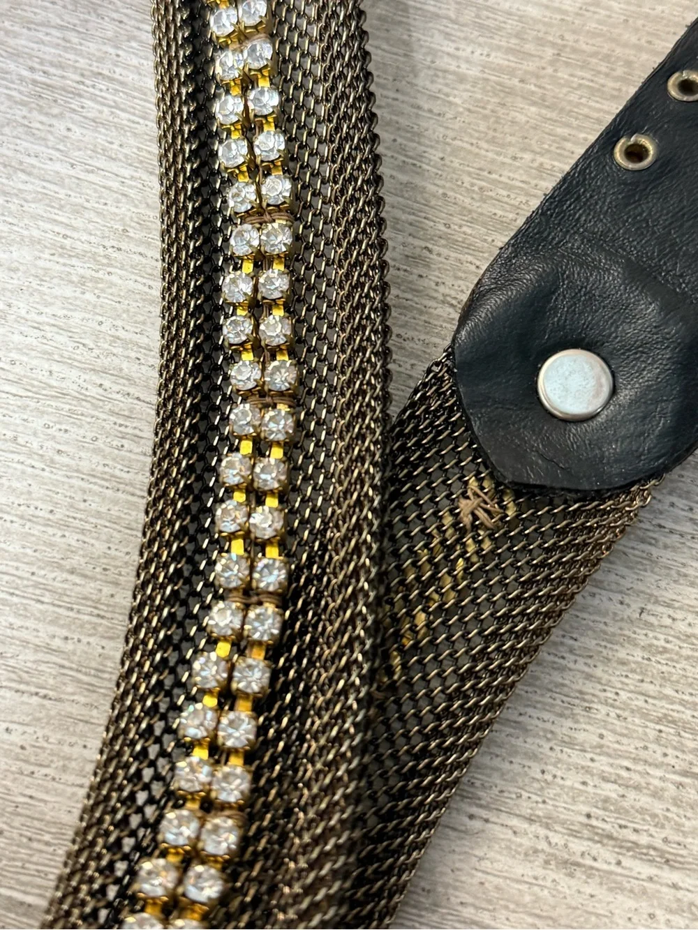 Vintage Sand Castle Rhinestone Women’s Fashion Belt